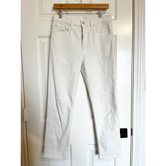 Mother The Tomcat Ankle Jeans Cream Puff Off White Size 29 - Picture 2 of 11